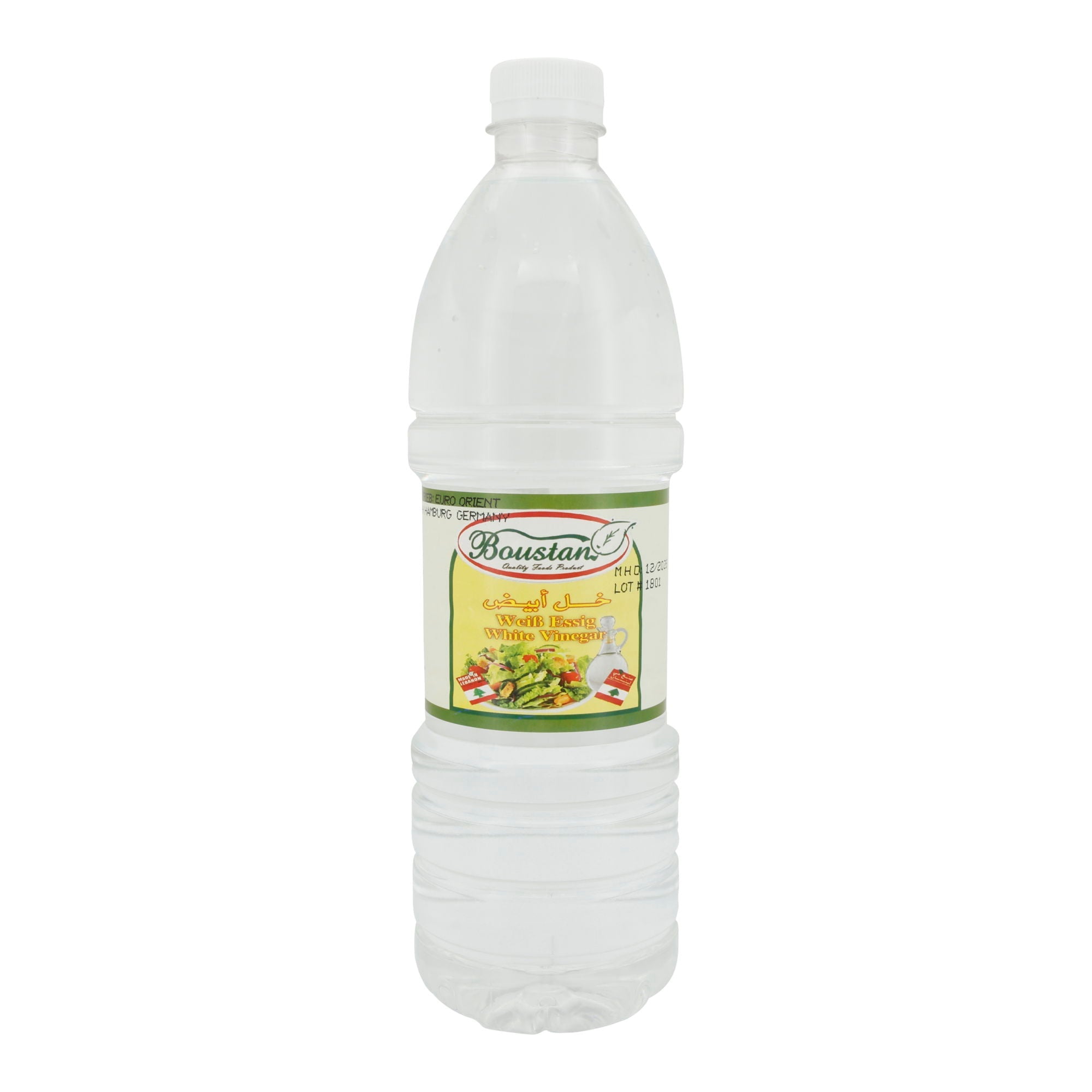 Weißweinessig Boustan | Mild-säuerlicher Essig | Für mediterrane Küche | 1 l BOUSTAN